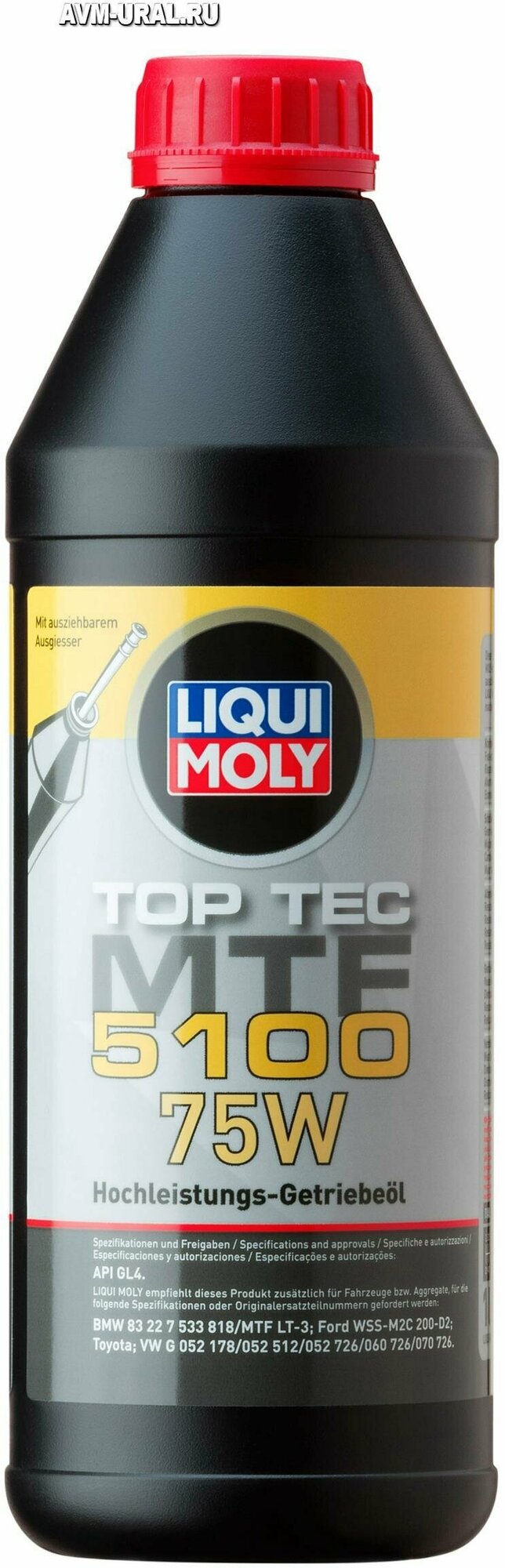 Масло трансмиссионное LIQUI MOLY Top Tec MTF 5100, 75W, 1 л