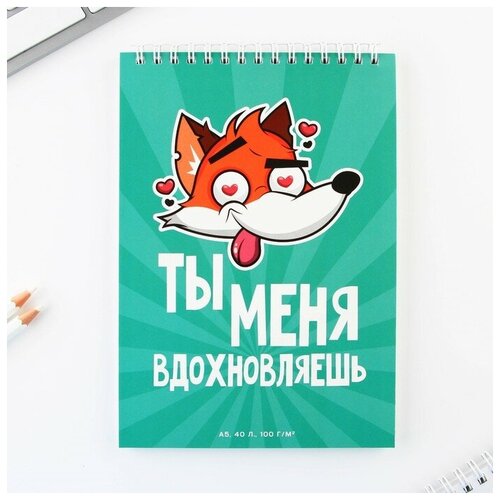 ArtFox Скетчбук А5, 40 л 100 г/м2 Лис artfox скетчбук а5 40 л 100 г м2 лис