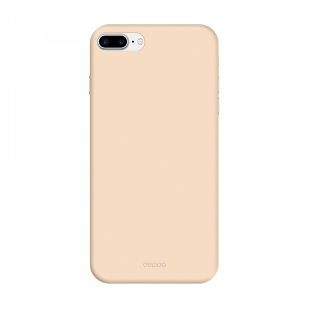 Чехол (клип-кейс) DEPPA Air Case, для Apple iPhone 7 Plus, золотистый [83275] - фото №1