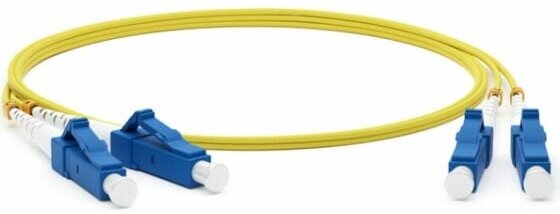 Патч-корд Hyperline FC-D2-9-LC/UR-LC/UR-H-1M-LSZH, 1 м, желтый