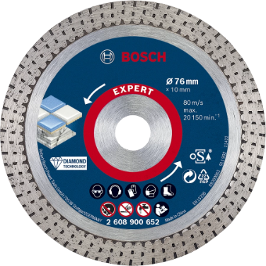 Диск 76мм Bosch Expert HardCeramic (2608900652)