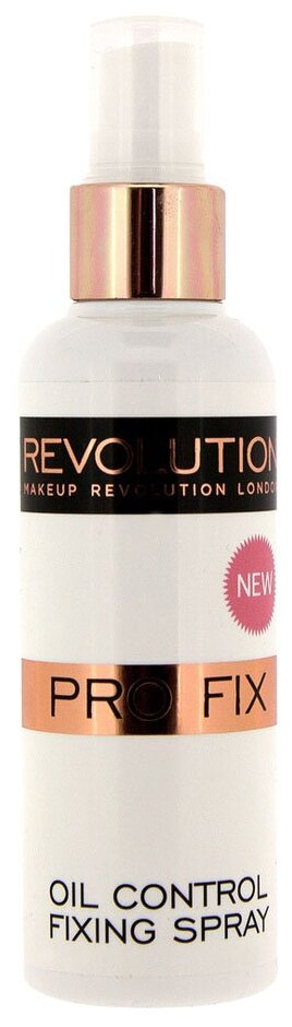 REVOLUTION спрей для фиксации макияжа Oil Control Fixing Spray, 100 мл, бесцветный