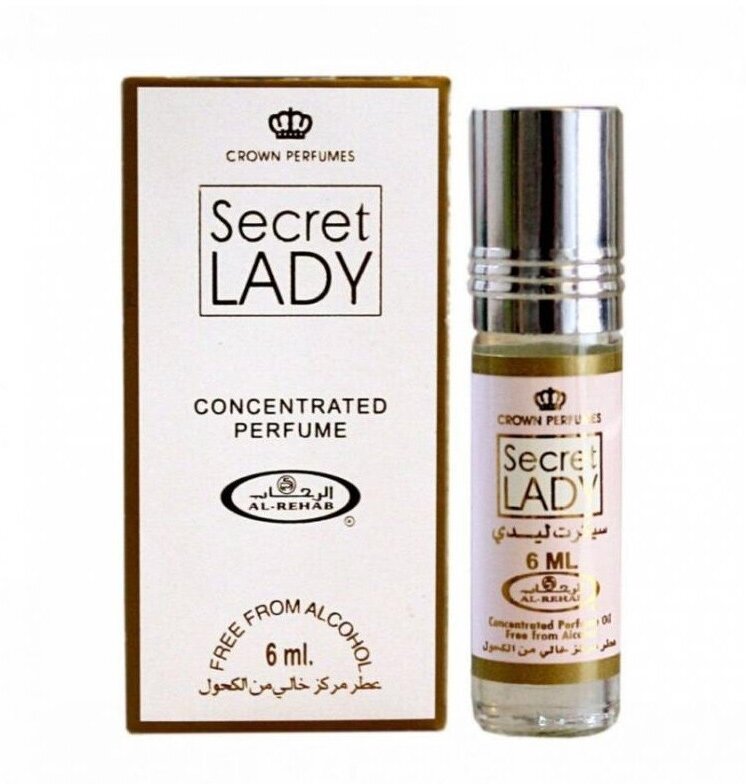 Масляные духи Al Rehab Secret Lady 6 мл.