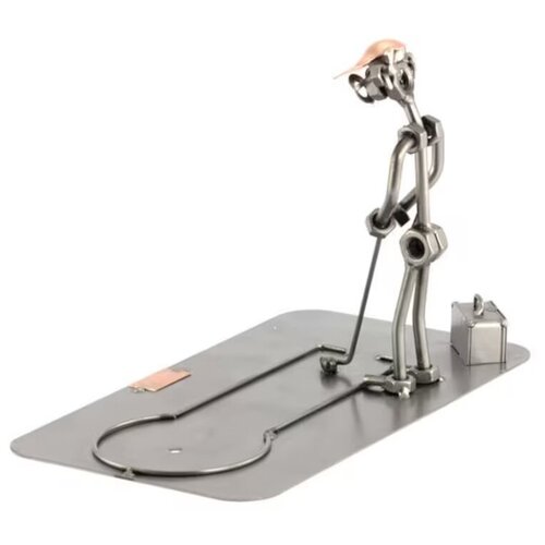 Оригинальная металлическая статуэтка ручной работы Мини-гольф