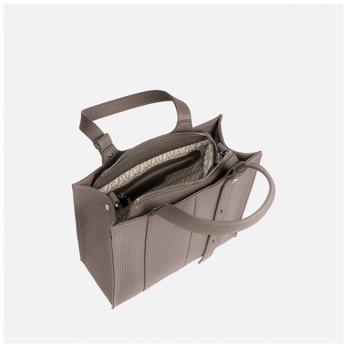 фото Сумка женская афина 532 тауп плетеная afina