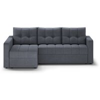 Угловой диван ART-102 левый темно-серый