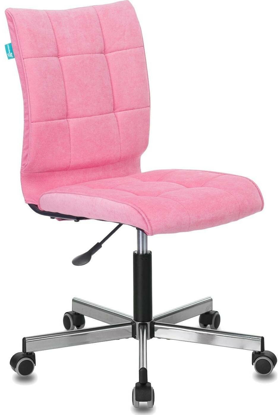 Офисное кресло бюрократ CH-330M розовый Velvet 36 крестовина металл