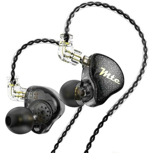 Наушники проводные TRN MTE без микрофона черный цвет 1470₽