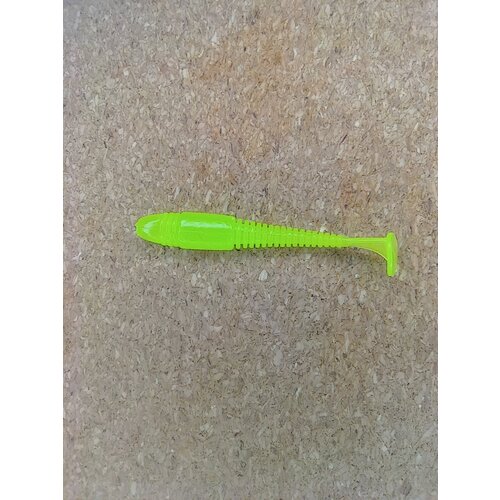 фото Силиконовая приманка big fishing похожа на lucky john tioga 2" дюйма ( 5 см.),машинное масло, красная блестка( 10 шт) нет бренда