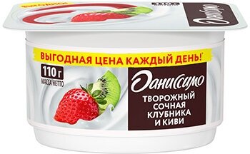 Десерт творожный Даниссимо Клубника-киви 5,6%