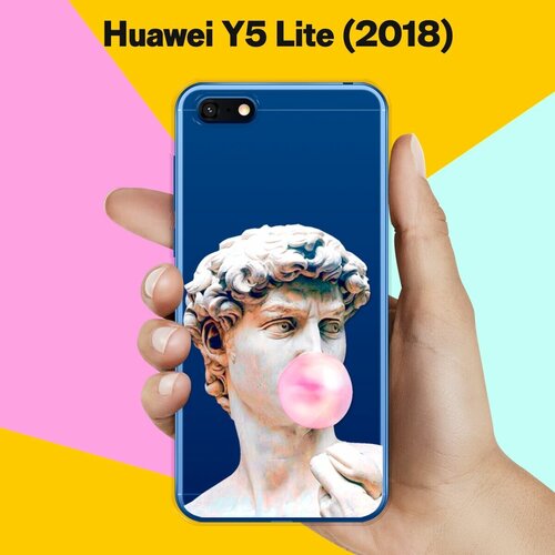 силиконовый чехол суши засыпает на huawei y5 lite 2018 Силиконовый чехол Давид на Huawei Y5 Lite (2018)