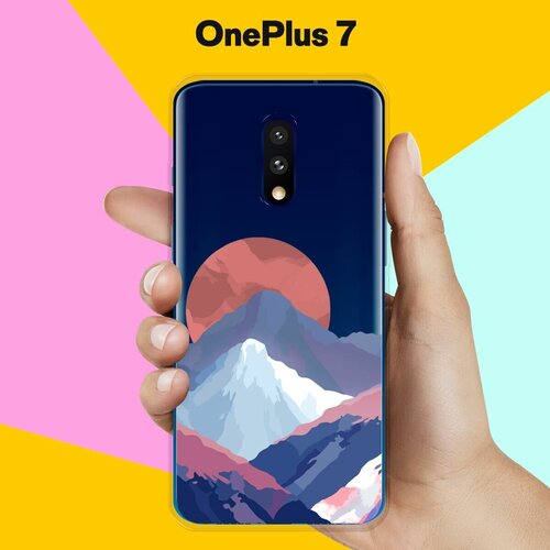 Силиконовый чехол на OnePlus 7 Горы / для ВанПлас 7 силиконовый чехол на oneplus 7 pro горы для ванплас 7 про