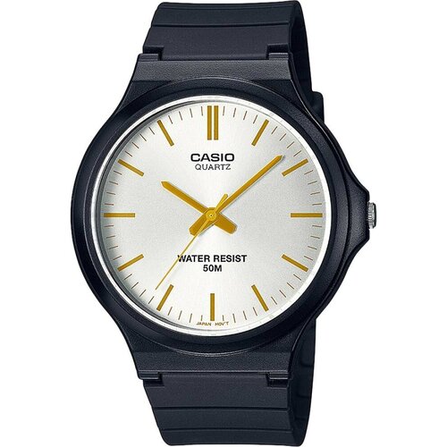 Наручные часы CASIO MW-240-7E, черный наручные часы casio mw 240 7b черный белый
