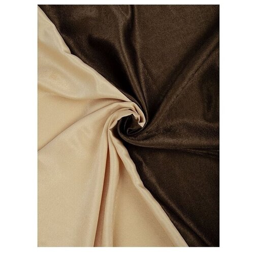 фото Комплект штор sola к313-2, кофе, 240*250 см - 2 шт