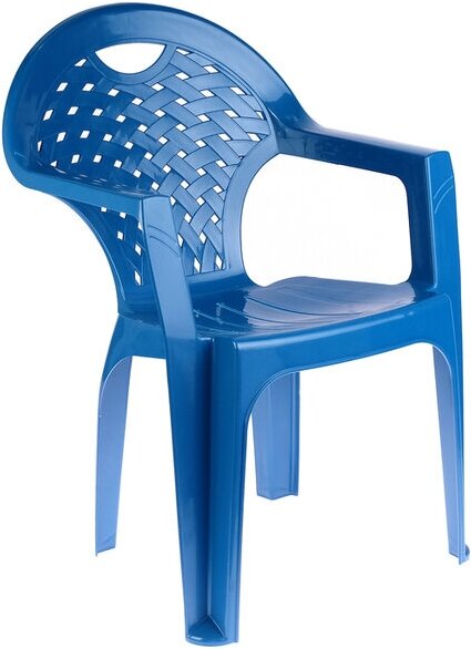 Кресло, 58,5 х 54 х 80 см, цвет синий 1346392 .