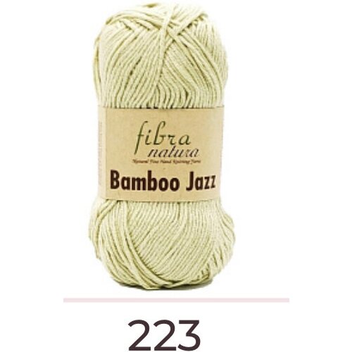 Пряжа для вязания Fibra natura Bamboo jazz 50% хлопок 50% бамбук;50гр-120м(5мотков)