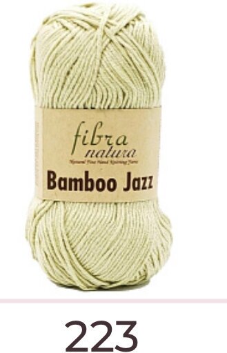 Пряжа для вязания Fibra natura Bamboo jazz 50% хлопок 50% бамбук;50гр-120м(5мотков)
