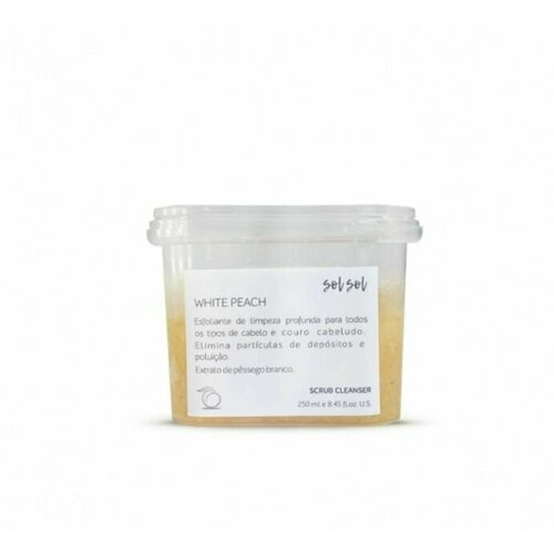 Очищающий скраб с экстрактом белого персика Sol Sol White Peach 250 мл
