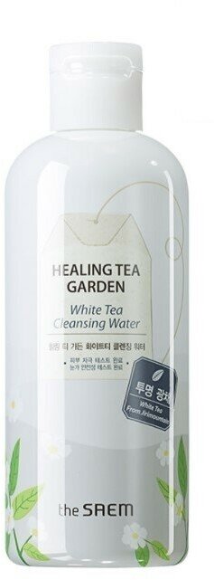 Очищающая вода для лица THE SAEM Healing Tea Garden с белым чаем, 300 мл - фотография № 9