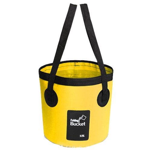 фото Водонепроницаемая складная сумка-ведро nuobi folding bucket (для дачи, похода, туризма) (желтый (12л))