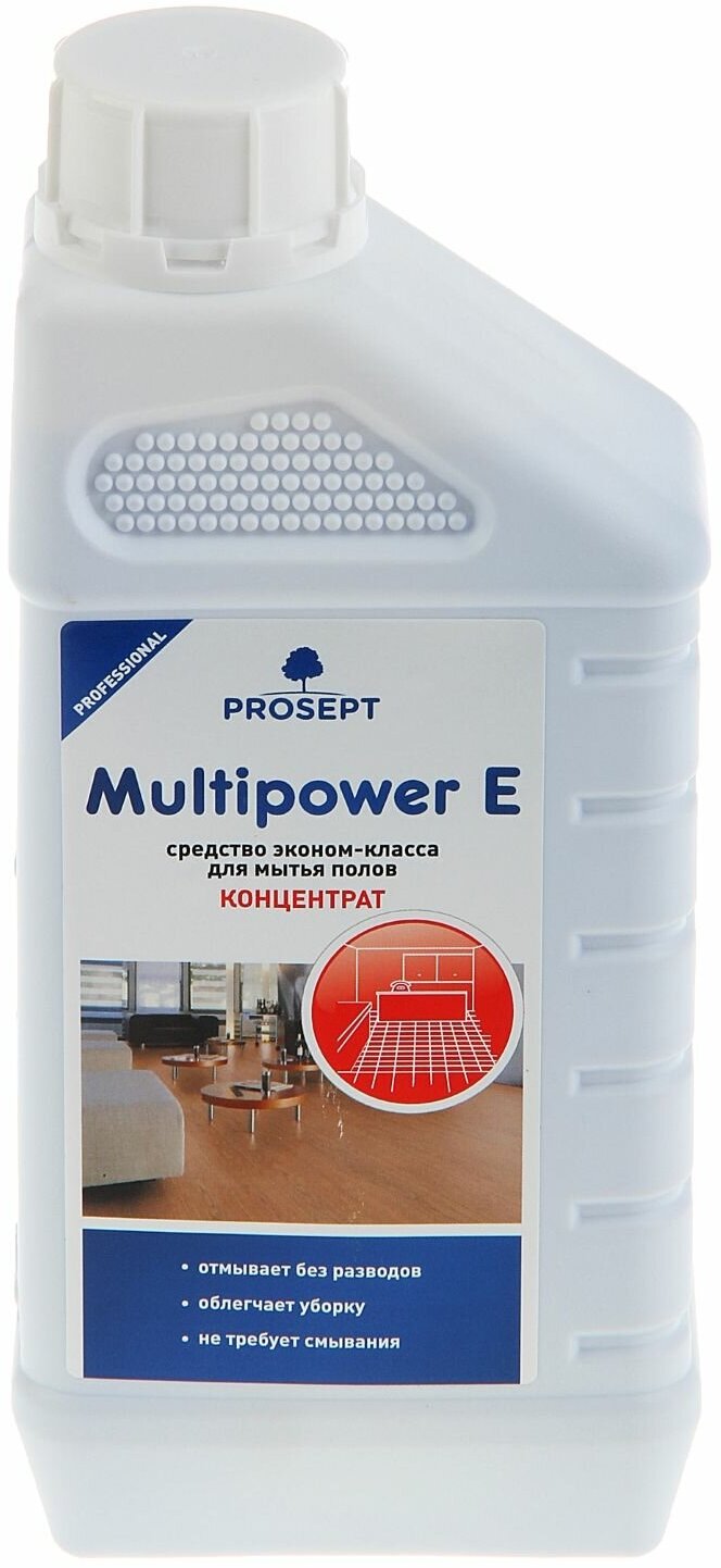 Средство эконом-класса для мытья полов. Концентрат. Multipower E . Концентрат, 1л