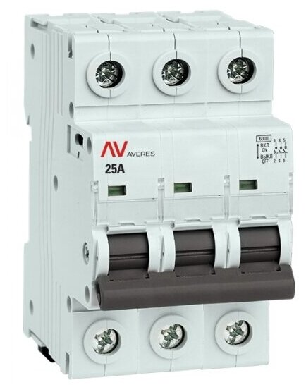 EKF Averes Выключатель нагрузки AVN 3P 25A avn-3-25-av (7 шт.)