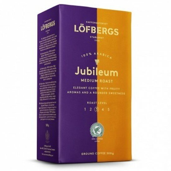 Молотый кофе Lofbergs Jubileum 500гр