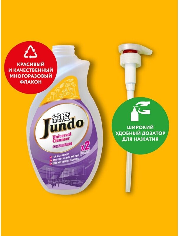 Универсальное моющее средство Jundo для пола, концентрат, 1л - фотография № 9