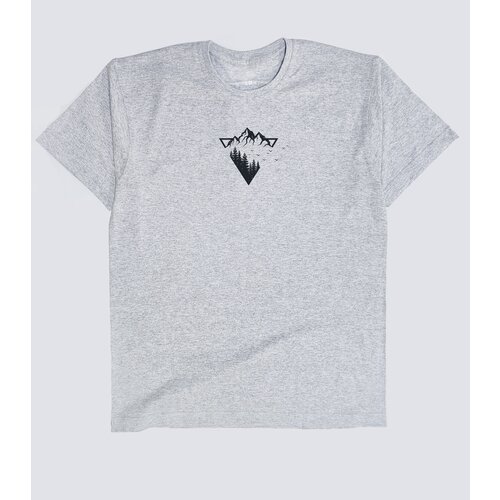 фото Футболка, размер l, серый yoha print