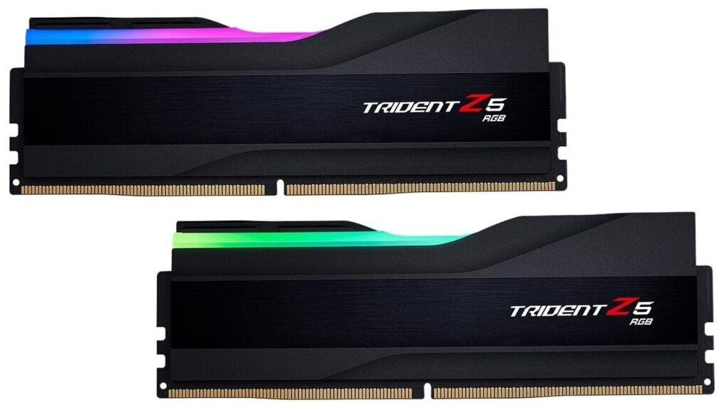 G.skill DDR5 Trident Z5 RGB 32GB (2x16GB) 7600MHz CL36 (36-46-46-121) 1.4V Black (f5-7600j3646g16gx2