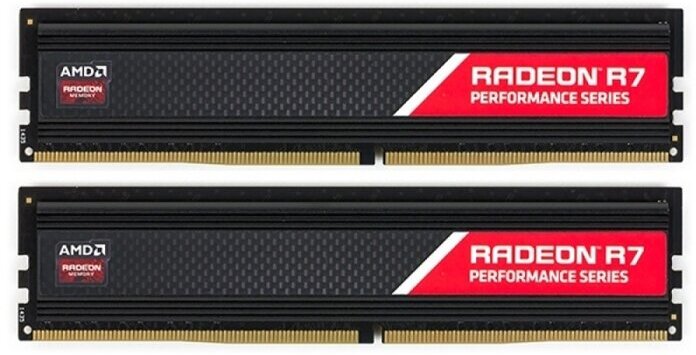 Модуль памяти AMD Radeon DDR4 16Gb 2666Mhz Long DIMM Heat Shield RGB (R7S416G2606U2S-RGB)