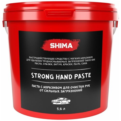 Паста с абразивом для очистки рук SHIMA DETAILER STRONG HAND PASTE 5.6 л 4603740920452