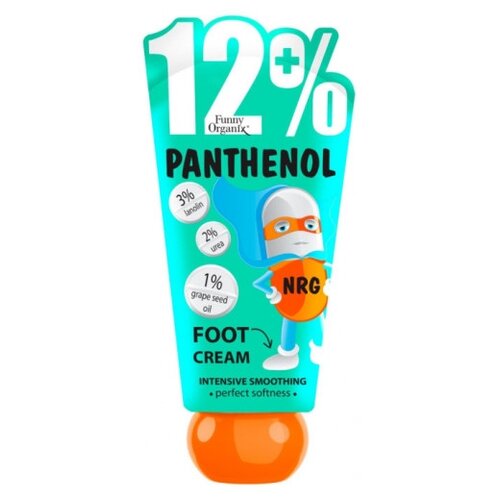 Funny Organix Крем для ног Panthenol NRG, 45 мл, 54 г