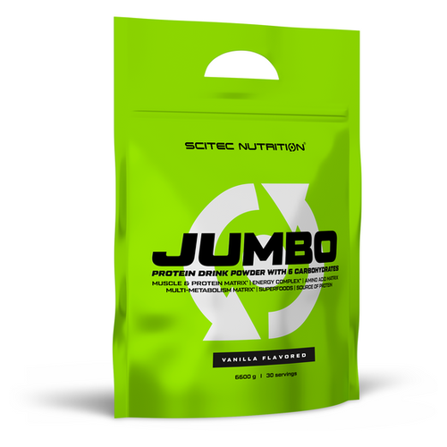 Гейнер Scitec Nutrition Jumbo, 6600 г, ваниль