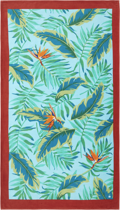 Полотенце пляжное Yves Delorme Tropical Multi Color 102x170 см