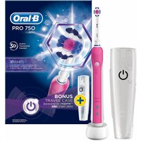 Электрическая зубная щетка Oral-B PRO 750 Pink D16.513. UX + Футляр