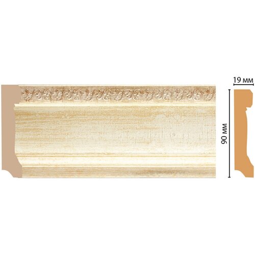 Плинтус напольный DECOMASTER 166-281 (90*19*2400мм)