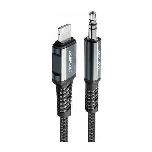 Кабель AUX MFi ACEFAST C1-06 Lightning to DC 3.5mm (Gray) AF-C1-06-GY