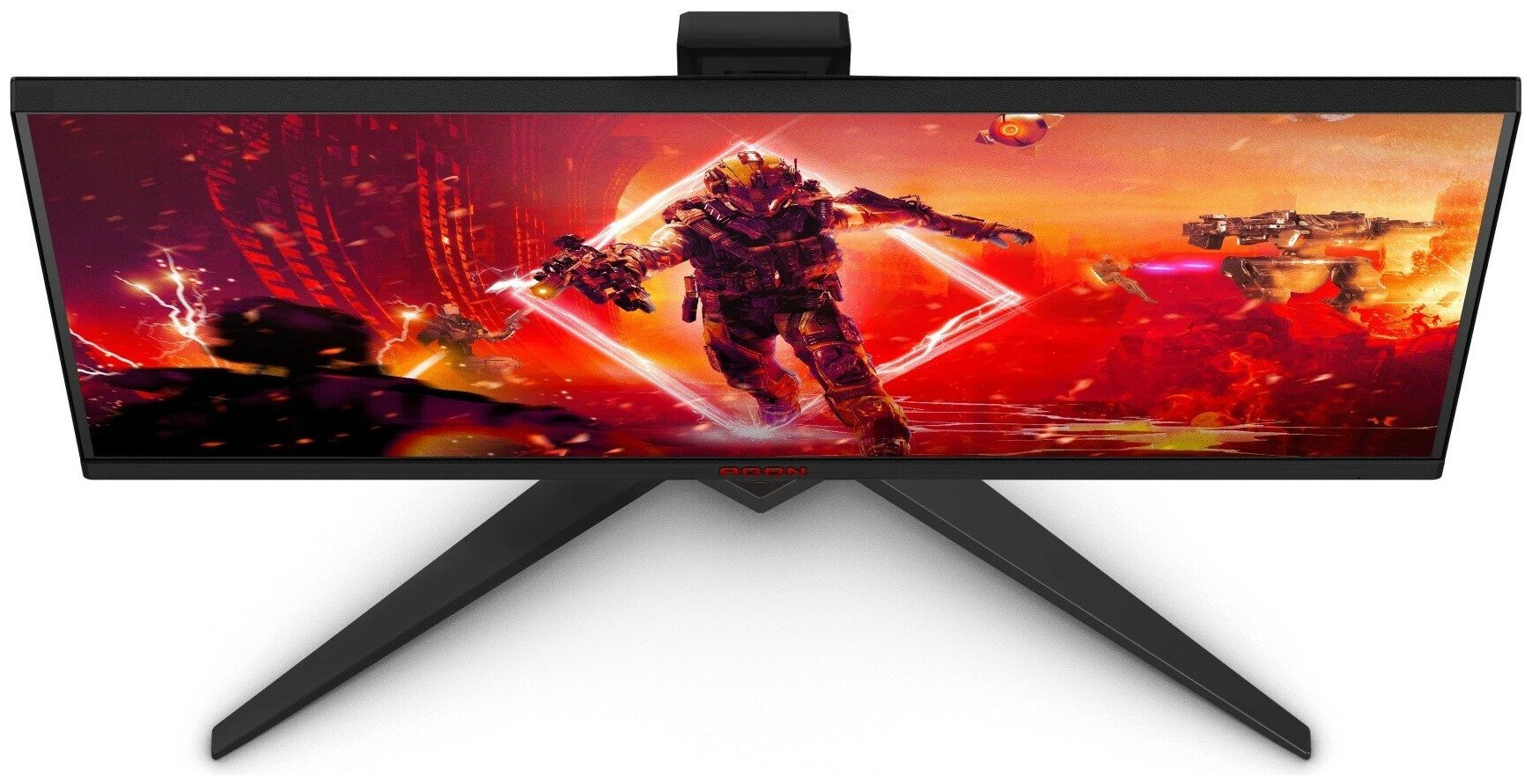 Монитор 27" AOC 2560x1440, 16:9, 1ms, 1000:1, 165Hz, 400 cd/㎡, 178°/178°, 2*HDMI, 2*DP, 4*USB, black/red - фото №5