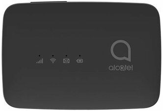 Модем Alcatel Link Zone MW45V 3G/4G, внешний, черный [mw45v-2aalru1]