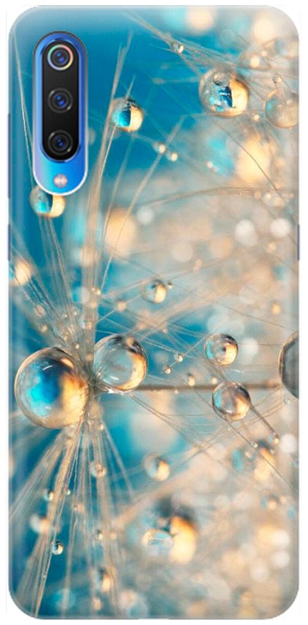 RE: PA Накладка Transparent для Xiaomi Mi 9 с принтом "Одуванчик в капельках"