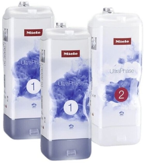 Набор премиальных средств для стирки MIELE UltraPhase 1 (2 шт) и UltraPhase 2 (1 шт) всего (3 шт)