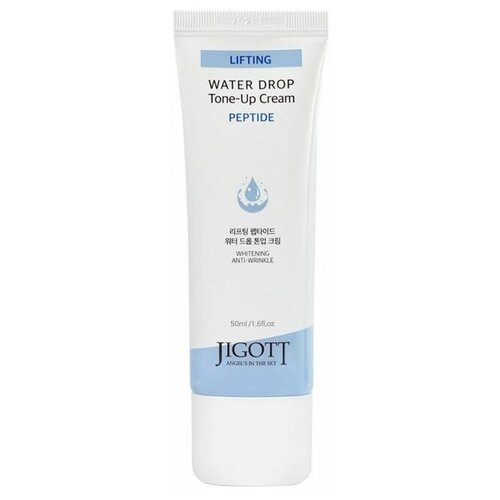 JIGOTT Lifting Peptide Water Drop Tone Up Cream Увлажняющий и выравнивающий тон крем для лица с пептидами и эффектом лифтинга