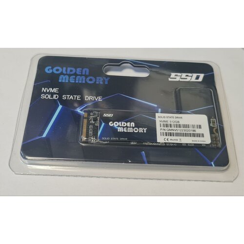 SSD накопитель Golden Memory 512Gb M.2 2280 NVMe PCI-E 3.0 4x