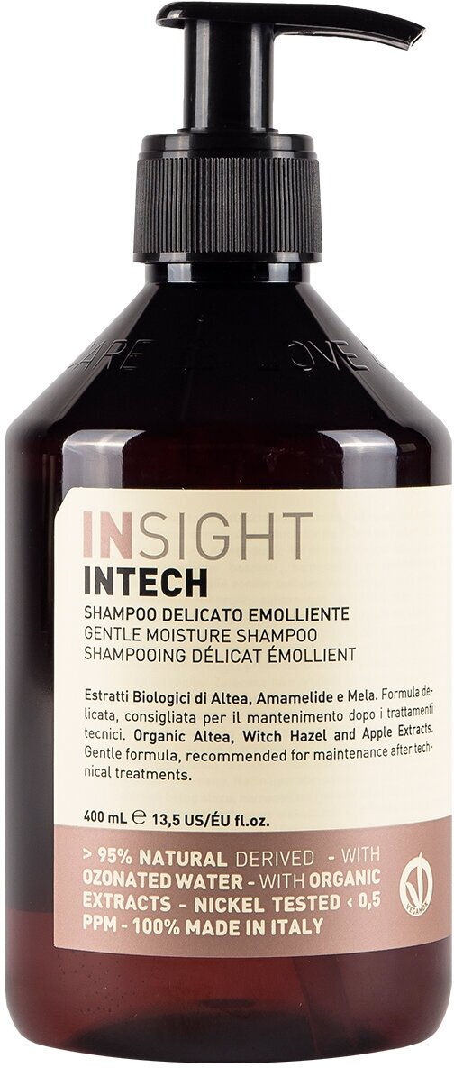 Шампунь увлажняющий бессульфатный для волос Insight Intech Gentle Moisture Shampoo, 400 мл