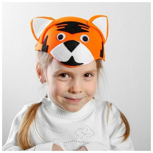 фото Карнавальная шляпа "тигр" на резинке 325797 страна карнавалия