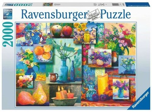 Пазл Ravensburger 2000 деталей: Красивый натюрморт