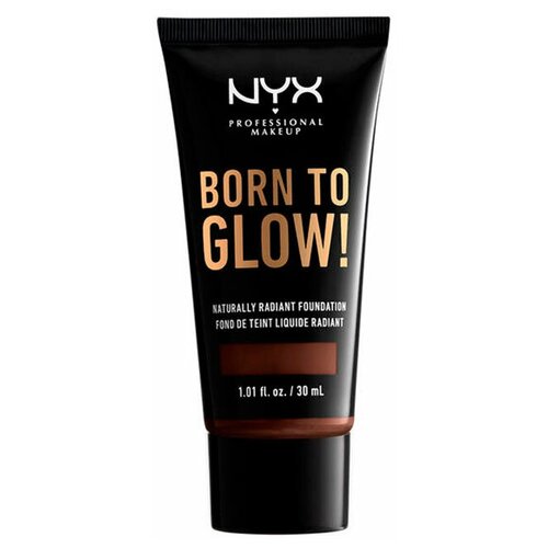 NYX professional makeup Тональный крем Born to glow!, 30 мл, оттенок: deep espresso