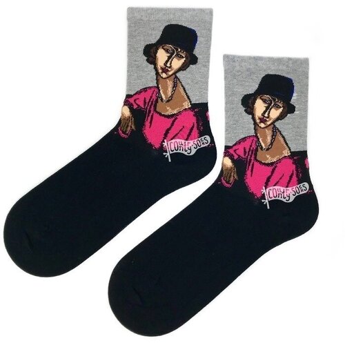 фото Носки , размер универсальный, черный country socks