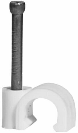 Скоба для кабеля круглая А3 мм 50 шт - Невский крепеж